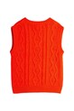 Хлопчик Дитяча бавовняна жилетка Mini Rodini Panda 25720124 червоний