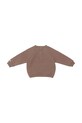 Chłopiec Donsje bluza bawełniana niemowlęca Foppe Sweater Stags 3042102 brązowy
