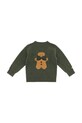 Donsje sweter wełniany niemowlęcy Denn Merino Wool Sweater Gingerbread 4083506 zielony AW25