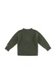 Chłopiec Donsje sweter wełniany niemowlęcy Denn Merino Wool Sweater Gingerbread 4083506 zielony