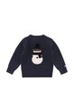 Donsje sweter wełniany niemowlęcy Denn Merino Wool Sweater Snowman 4083507 granatowy AW25