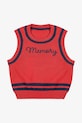 Detská bavlnená vesta Bobo Choses Memory 225BC011 červená AW25