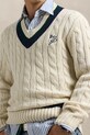 Polo Ralph Lauren sweter z domieszką kaszmiru beżowy 710970656
