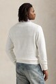 Polo Ralph Lauren sweter lniany Lscrflagbear Long Sleeve 710977415 biały AW25