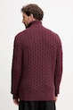 Ruházat BOSS gyapjú pulóver BECKHAM X BOSS 50554338 burgundia