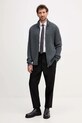 BOSS maglione in lana BECKHAM X BOSS 50554340 grigio AW25