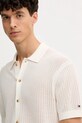 Tommy Hilfiger cămașă din bumbac bej MW0MW39530