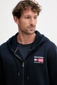 Odjeća Pamučna dukserica Tommy Hilfiger MW0MW39691 mornarsko plava