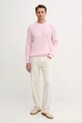 Tommy Hilfiger pulover de bumbac MW0MW39524 roz AW25