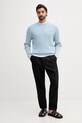 Tommy Hilfiger pulover de bumbac MW0MW39524 albastru AW25