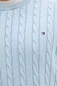 Хлопковый свитер Tommy Hilfiger MW0MW39524 голубой