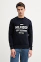 Bavlnený sveter Tommy Hilfiger bavlna tmavomodrá MW0MW39533