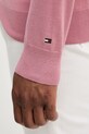 Tommy Hilfiger sweter wełniany MW0MW39775 różowy
