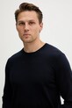 Шерстяной свитер Tommy Hilfiger тёмно-синий MW0MW39775