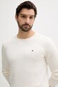 Tommy Hilfiger pulover de bumbac bej MW0MW39999