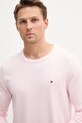 Tommy Hilfiger pulover de bumbac roz MW0MW39999