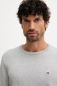 Tommy Hilfiger sweter bawełniany szary MW0MW39999