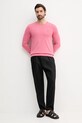 Tommy Hilfiger pulover de bumbac MW0MW39999 roz AW25