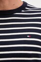 Tommy Hilfiger sweter bawełniany MW0MW39999 granatowy