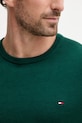 Bavlněný svetr Tommy Hilfiger MW0MW39999 tyrkysová