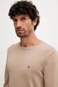 Tommy Hilfiger sweter bawełniany beżowy MW0MW39999