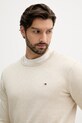 Tommy Hilfiger sweter bawełniany MW0MW39999 beżowy