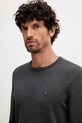 Tommy Hilfiger sweter bawełniany szary MW0MW39999