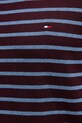 Tommy Hilfiger pulover de bumbac MW0MW39999 burgundia