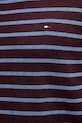 Tommy Hilfiger pulover de bumbac MW0MW39999 burgundia