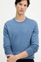 Tommy Hilfiger sweter bawełniany niebieski MW0MW39999