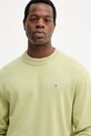 Calvin Klein Jeans sweter bawełniany zielony LV04RC309G