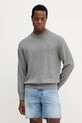 Βαμβακερό πουλόβερ Calvin Klein Jeans βαμβάκι γκρί LV04RC309G