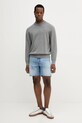 Βαμβακερό πουλόβερ Calvin Klein Jeans LV04RC309G γκρί AW25