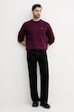 Calvin Klein Jeans sweter bawełniany LV04RC309G bordowy NC25