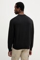 Ρούχα Βαμβακερό πουλόβερ Calvin Klein Jeans LV04RC309G μαύρο