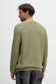 Одежда Хлопковый свитер BOSS 50545283 зелёный