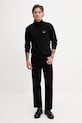 Karl Lagerfeld Jeans pamut pulóver A3M18001 fekete AW25