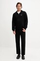 Karl Lagerfeld Jeans pamut pulóver A3M18002 fekete AW25