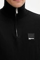 Karl Lagerfeld Jeans sweter bawełniany A3M18002 czarny
