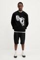 Karl Lagerfeld Jeans bluza bawełniana A3M20021 czarny AW25