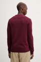 Odzież Tommy Jeans sweter bawełniany DM0DM21787 bordowy