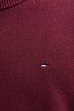 Tommy Jeans sweter bawełniany DM0DM21787 bordowy