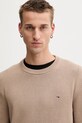 Tommy Jeans pulover de bumbac maro DM0DM21787