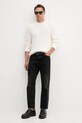 Tommy Jeans sweter bawełniany DM0DM22098 beżowy AW25