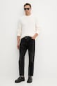 Бавовняний светр Tommy Jeans DM0DM22098 бежевий AW25