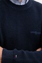 Βαμβακερό πουλόβερ Tommy Jeans DM0DM22098 σκούρο μπλε