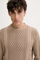 Tommy Jeans sweter bawełniany beżowy DM0DM22101