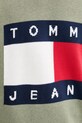 Бавовняний светр Tommy Jeans DM0DM22105 зелений