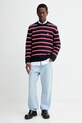 Tommy Jeans sweter z domieszką alpaki DM0DM22109 granatowy AW25