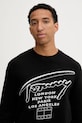 Bavlnený sveter Tommy Jeans čierna DM0DM22253